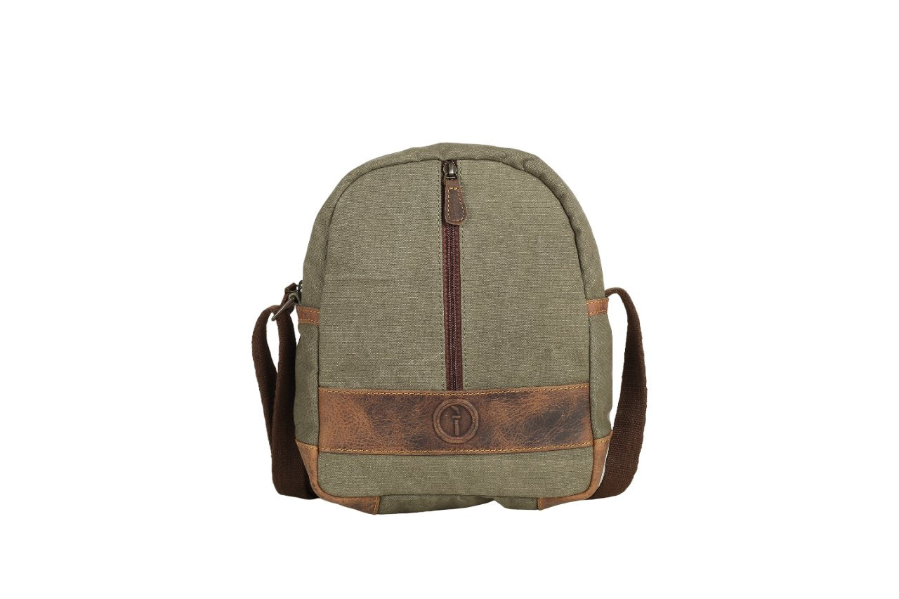 canvas side satchel