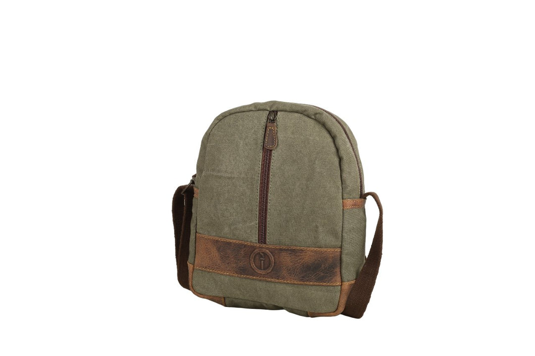 canvas side satchel