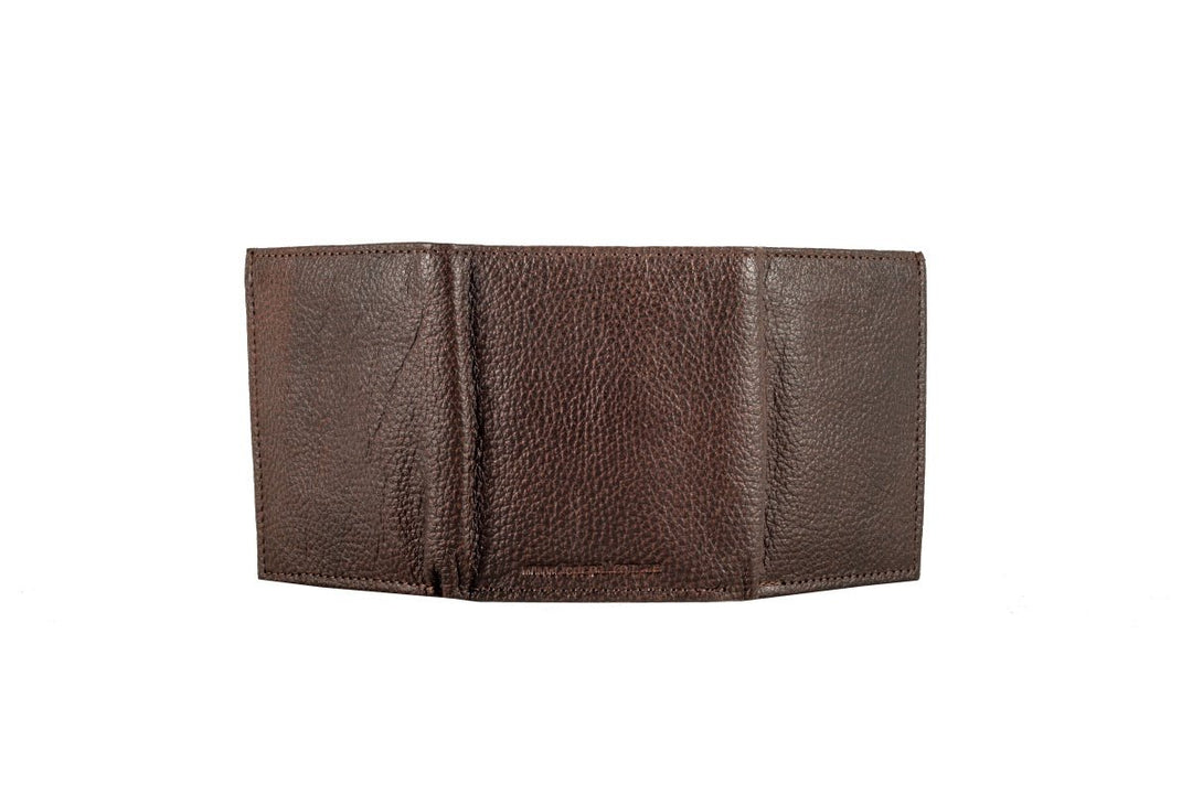 Mens Trifold Leather Wallet