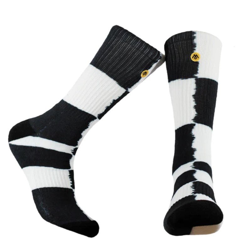 Mennie - ASYM - Black and white Socks