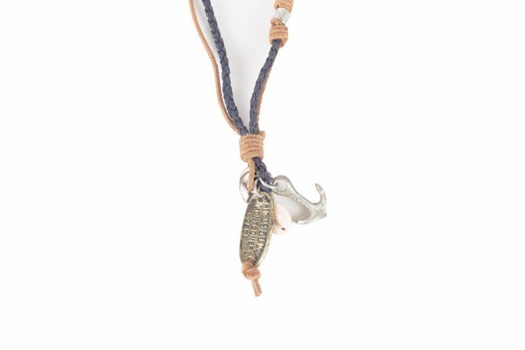 Indepal Leather ACCESSORY NECKLACE - Anchor